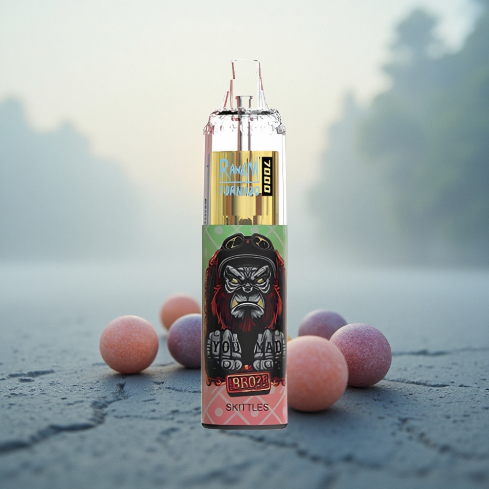 RandM Fumot Tornado 7000 Puffs سكيتلز شبكة هواء قابل للتعديل 850 مللي أمبير