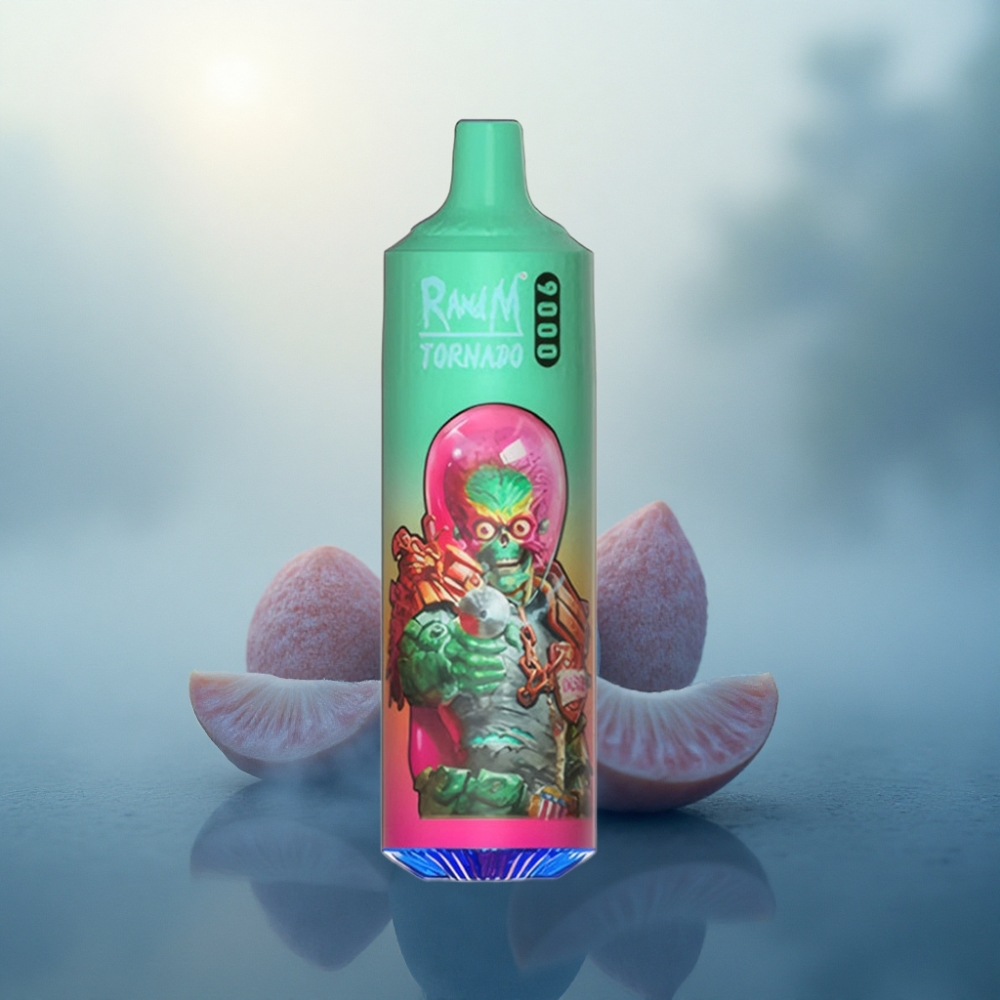 RandM Fumot Tornado 9000 Puffs بلو راز كوش 18 مل 850 مللي أمبير