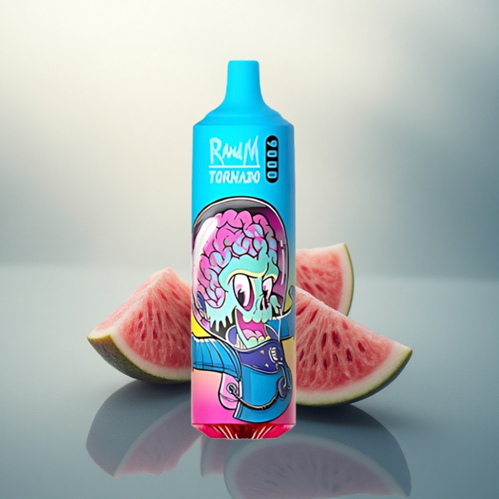 RandM Fumot Tornado 9000 Puffs برايم فراولة بطيخ - شبكة 18 مل 850 مللي أمبير