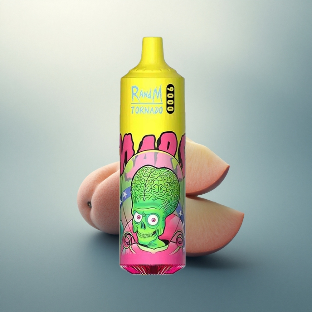 RandM Fumot Tornado 9000 Puffs مانجو ثلاثي - 18 مل سائل إلكتروني - 850 مللي أمبير