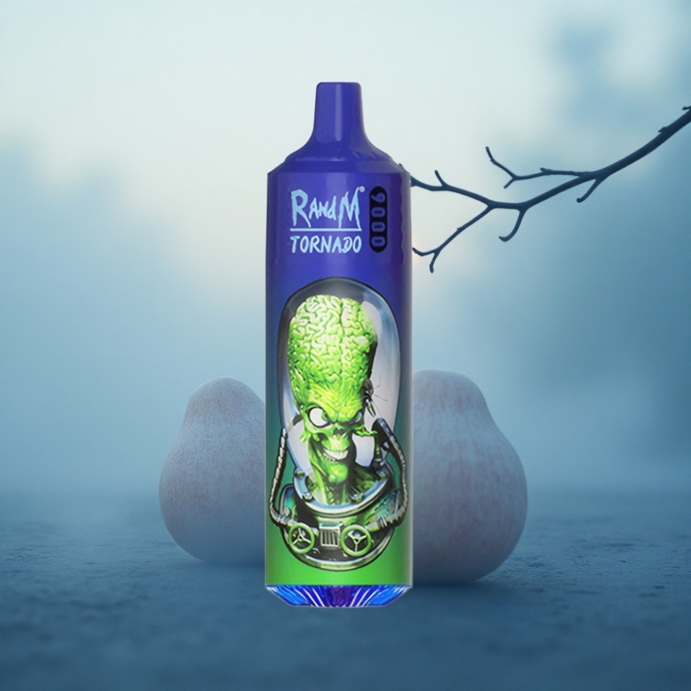 RandM Fumot Tornado 9000 Puffs سيد أزرق 850 مللي أمبير 18 مل