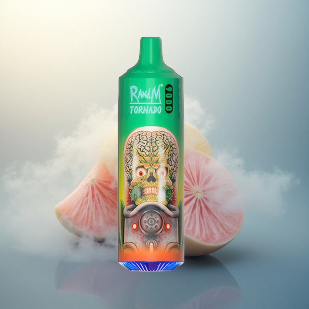 RandM Fumot Tornado 9000 Puffs حلوى قوس قزح 850 مللي أمبير 18 مل