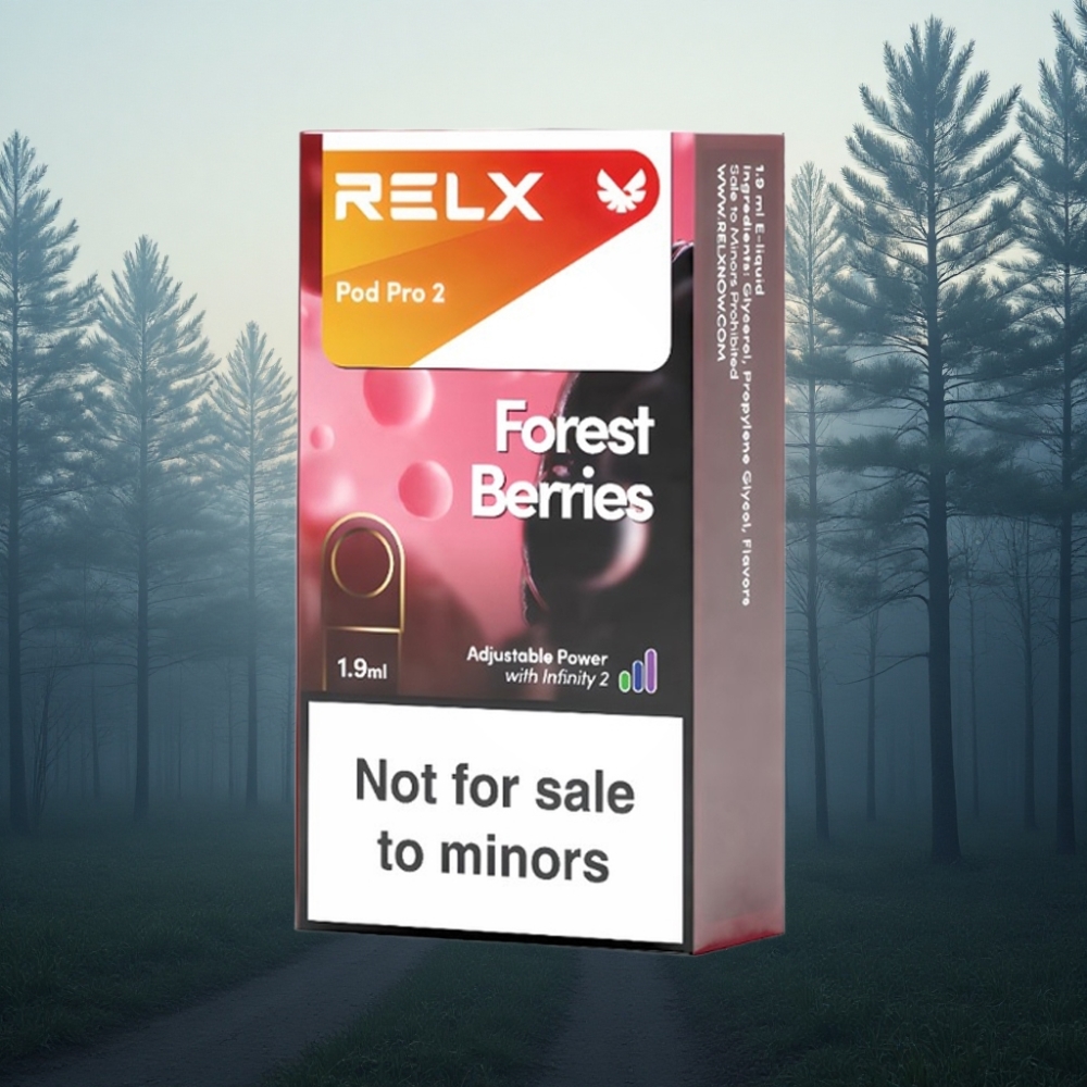 Relx Pod Pro 2 Vape Device توت الغابة 0ملغ/مل - 1.9مل - 5.5واط / 6.5واط / 8واط