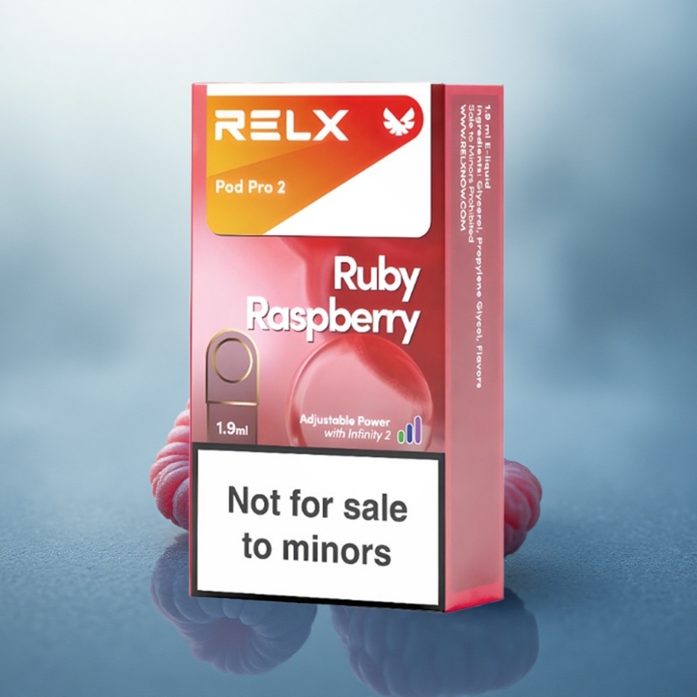 Relx Pod Pro 2 Vape Device توت أزرق 0 ملغم/مل 1.9 مل 5.5 واط