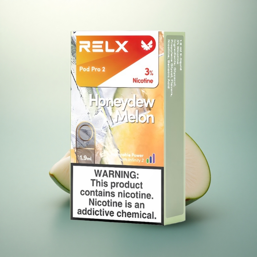 Relx Pod Pro 2 Vape Device عسل النكتارين 30 ملغم/مل نيكوتين، 1.9 مل، 3 أوضاع