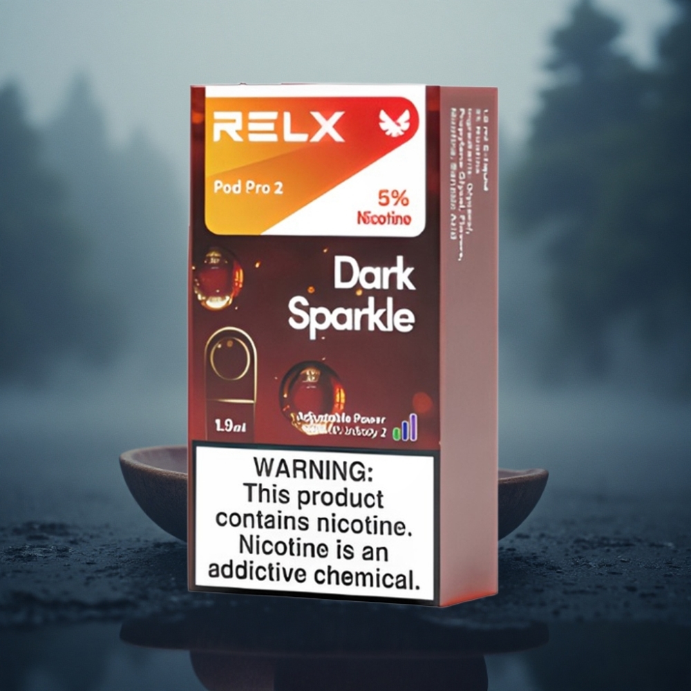 Relx Pod Pro 2 Vape Device شرارة الظلام 50 ملغ/مل نيكوتين، 1.9 مل، 5.5 واط / 6.5 واط / 8 واط