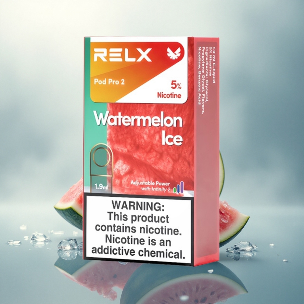 Relx Pod Pro 2 Vape Device بطيخ مثلج 50 ملغم/مل 1.9 مل 5.5 واط