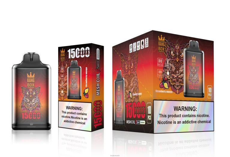 Bang Box Vape 048Z6101 مانجو الفراولة | Bang Box s1-15000 نفث