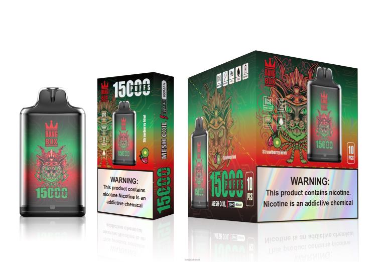 Bang Box Vape Flavors 048Z6100 كيوي فراولة | Bang Box s1-15000 نفث