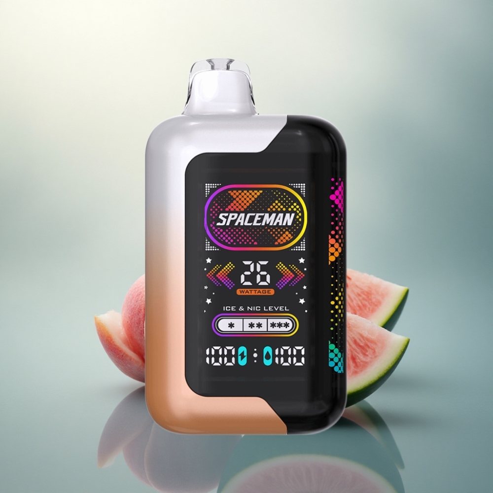 SMOK SPACEMAN SP40000 Puffs عصير الخوخ والبطيخ 1000 مللي أمبير 50 ملغ نيكوتين