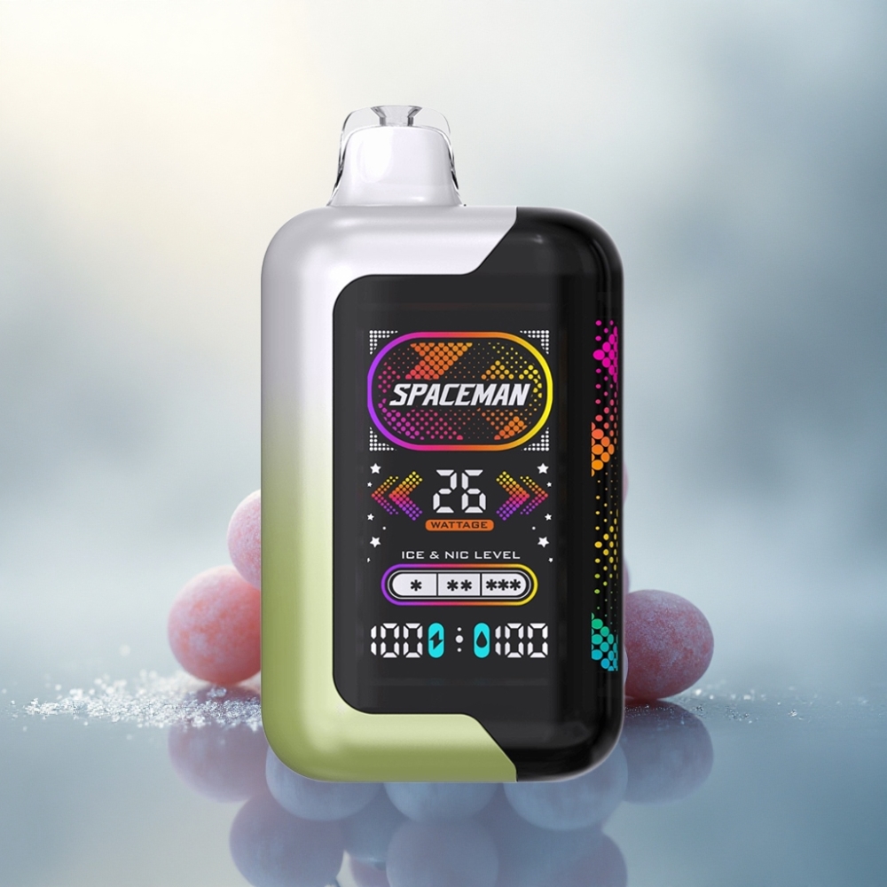 SMOK SPACEMAN SP40000 Puffs عنب أبيض جليدى 20مل 50ملج نيكوتين